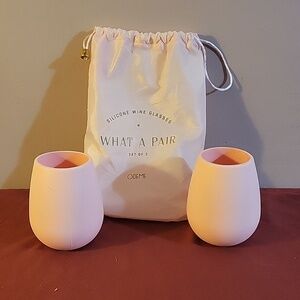 Odeme Set of Two Silicone Wine Glasses